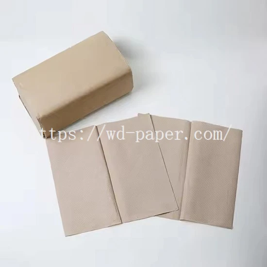 3-single fold brown paper towels