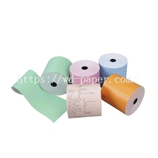 Kolorowe rolki papieru